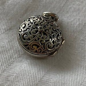 Sterling Silver Plated Celtic Pendant Locket